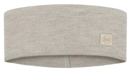 Buff Bandeau Merino Wide Headband SOLID Gris