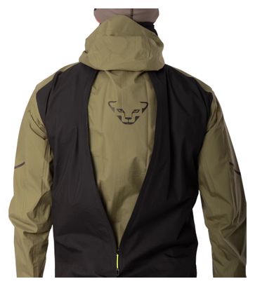 Dynafit Alpine 3L Wasserdichte Jacke für Herren, Khaki