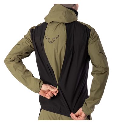 Dynafit Alpine 3L Wasserdichte Jacke für Herren, Khaki