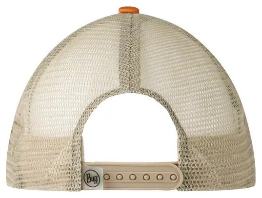 Buff Trucker Cap Orange Beige