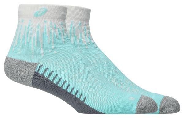 Asics Performance Run Quarter Socks Blue/White