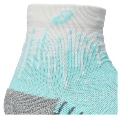 Asics Performance Run Quarter Socks Blue/White