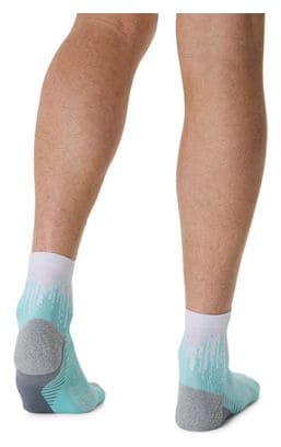 Asics Performance Run Quarter Socks Blue/White