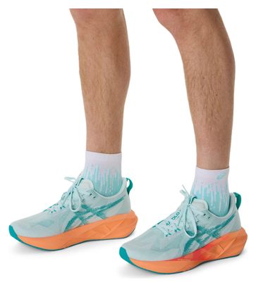 Asics Performance Run Quarter Socks Blue/White