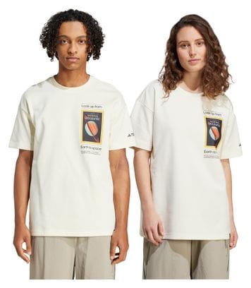 Camiseta de manga corta adidas Terrex National Geographic Beige Unisex