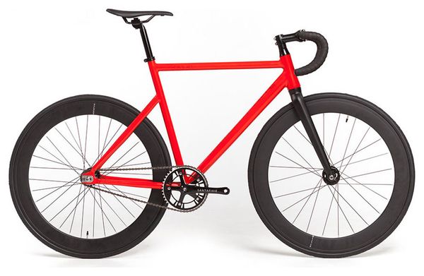 Santafixie Raval 60mm Drop Fixie Fahrrad Rot