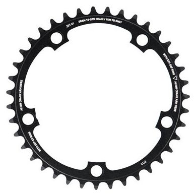 Sram X-Glide 130BCD Road Chainring Black