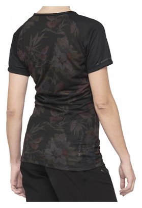 Maillot Manches Courtes Femme 100% Airmatic Jersey Noir