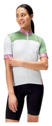 Endura FS260 Dames Jersey met korte mouwen Wit/Groen