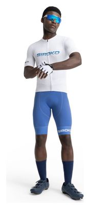 Maillot vélo mesh manches courtes homme Cyclisme M8 Inertia Blanc
