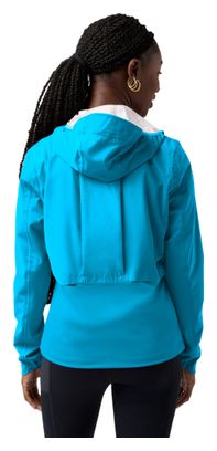 Giacca impermeabile Brooks High Point blu da donna