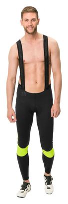 Vaude Kuro Warm Bib Tights Zwart Geel