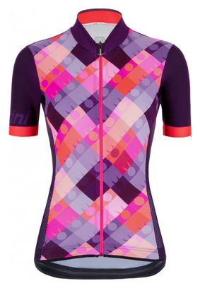 Santini X Ironman DEA Women&#39;s Short Sleeve Jersey Pink