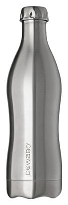 Bouteille thermos Dowabo double paroi en Acier Pur - 750 ml - Argent