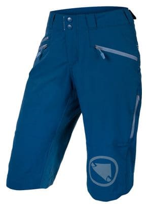 Pantalones cortos Endura SingleTrack II Blueberry para mujer