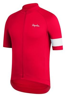 Maillot Manches Courtes Rapha Core Rouge
