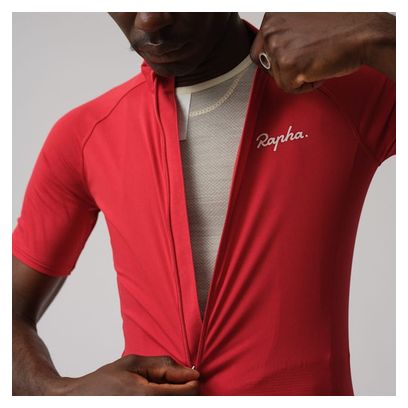 Maillot de manga corta Rapha Core Rojo