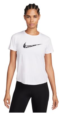 Camiseta de manga corta para mujer <strong>Nike One Swoosh</strong> Blanca