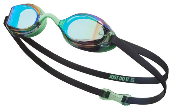 Lunettes de Natation Nike Swim Legacy Mirror Noir Vert Enfant