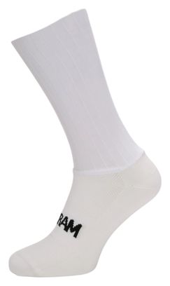 Ein Paar LeBram Race Aero-Socken, LeBram x Tā Energy Edition, Weiß