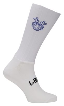 Ein Paar LeBram Race Aero-Socken, LeBram x Tā Energy Edition, Weiß