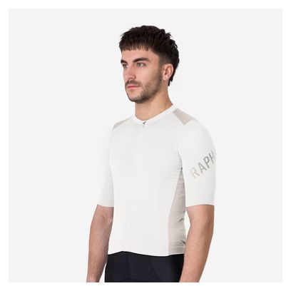 Rapha Pro Team Training Jersey met korte mouwen Wit/Grijs