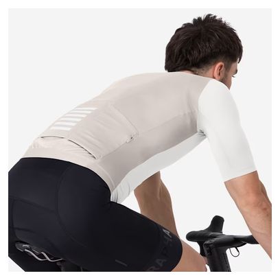 Rapha Pro Team Training Jersey met korte mouwen Wit/Grijs