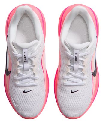 Chaussures Running Nike Winflo 12 Blanc/Rose Enfant