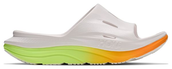 Scarpe da recupero Hoka Ora Recovery Slide 3 Bianco/Arancione/Verde Unisex