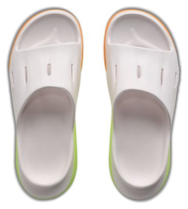 Scarpe da recupero Hoka Ora Recovery Slide 3 Bianco/Arancione/Verde Unisex