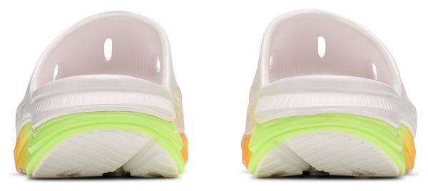 Scarpe da recupero Hoka Ora Recovery Slide 3 Bianco/Arancione/Verde Unisex