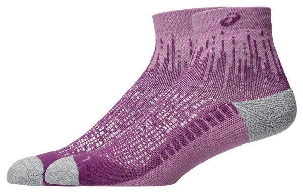 Asics Performance Run Quarter Socks Pink/Purple