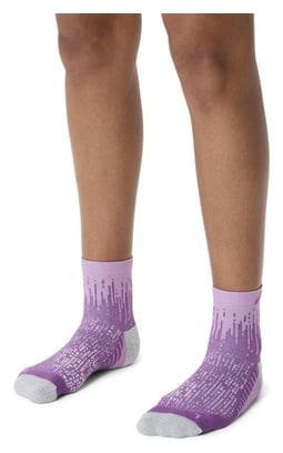 Asics Performance Run Quarter Socks Pink/Purple