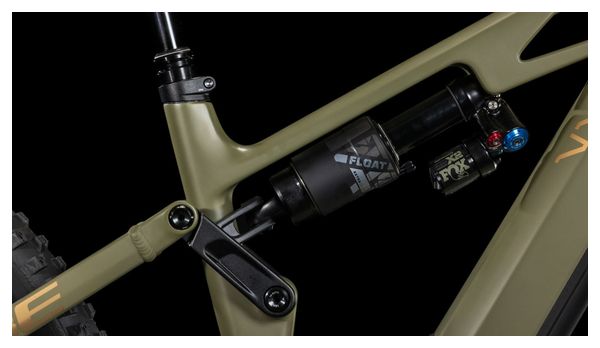 VTT Électrique Tout-Suspendu Cube Stereo Hybrid One77 HPC TM 800 Sram GX Eagle AXS 12V 800 Wh 29''/27.5'' Vert Dusty Olive 2025
