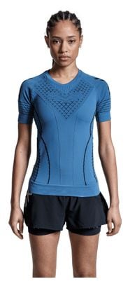 Maillot manches courtes X-Bionic Twyce Race Bleu/Noir Femme