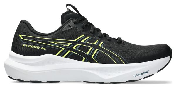 Chaussures Running Asics GT-2000 14 Noir/Jaune Homme