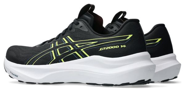 Chaussures Running Asics GT-2000 14 Noir/Jaune Homme