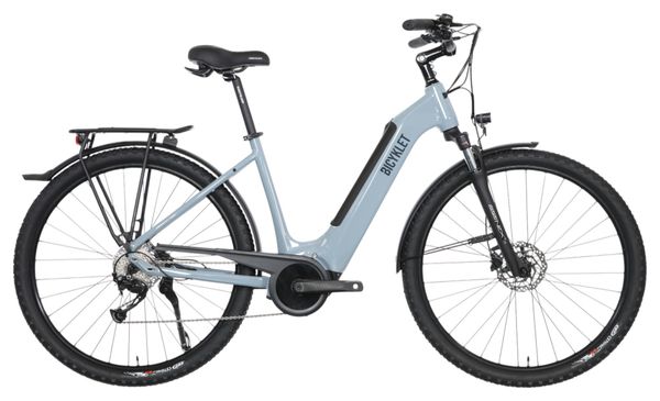 Bicicleta Eléctrica Lucien Shimano Alivio 9V 400 Wh 29'' Azul Esmerilado