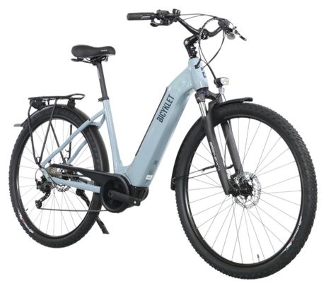 Bicicleta Eléctrica Lucien Shimano Alivio 9V 400 Wh 29'' Azul Esmerilado