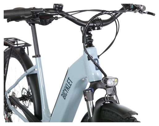 Bicicleta Eléctrica Lucien Shimano Alivio 9V 400 Wh 29'' Azul Esmerilado