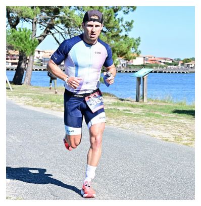 Trifonction de Triathlon Longue Distance Hyper Respirante - Bleu
