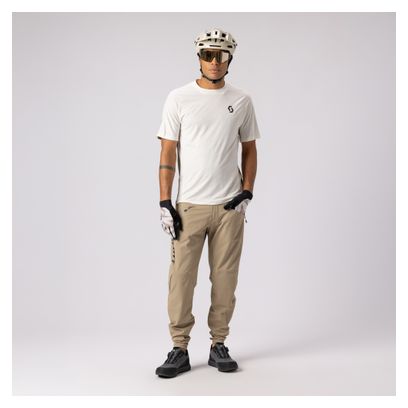 Scott Vertic Pro SL Men's Short-Sleeve Jersey - White/Brown