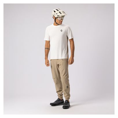 Scott Vertic Pro SL Men's Short-Sleeve Jersey - White/Brown