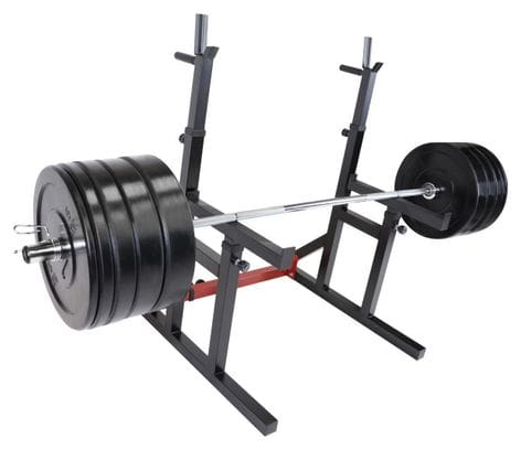 Pack haltérophile avec haltère long et rack à squat 170 kg