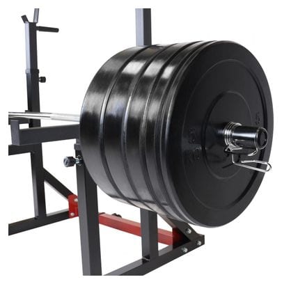 Pack haltérophile avec haltère long et rack à squat 170 kg