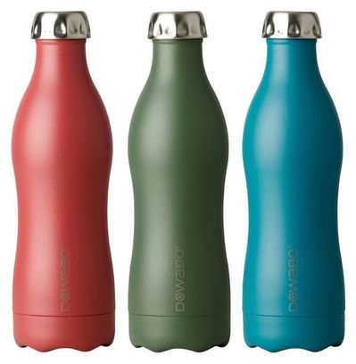Thermos Dowabo Collection Terre à double paroi Essence - 750 ml - Bleu