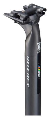 Tige de selle Ritchey WCS Link Flexlogic Carbon UD Noir Mat Recul 15mm