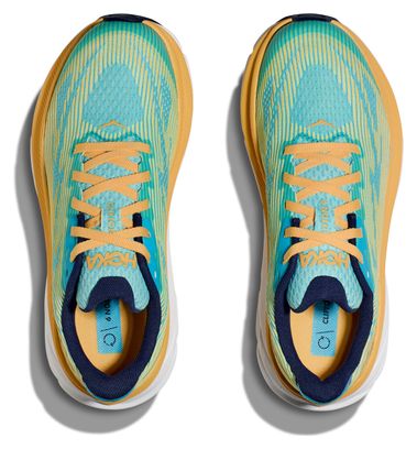 Running Shoes Hoka One One Clifton 9 Youth Blue Orange Child