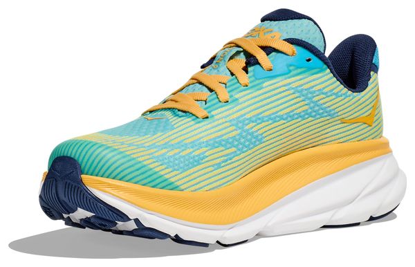 Running Shoes Hoka One One Clifton 9 Youth Blue Orange Child