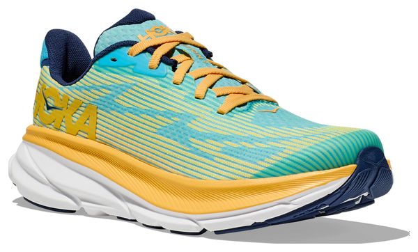 Running Shoes Hoka One One Clifton 9 Youth Blue Orange Child